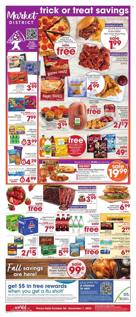 Giant Eagle (PA) Weekly Ad Flyer Specials October 26 to November 1, 2023