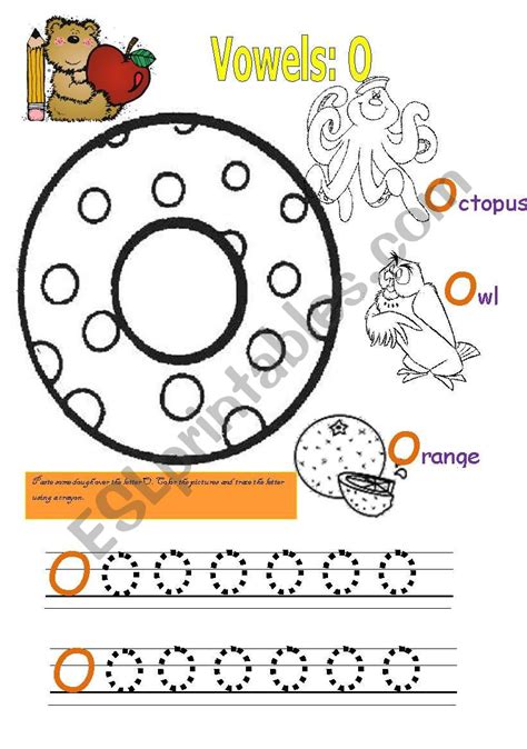 Vowel: O - ESL worksheet by mariela roncal