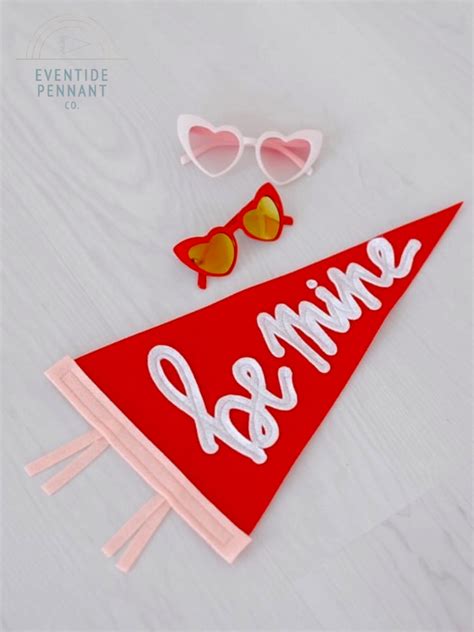 Custom Pennants for You & Yours | Custom pennants, Valentine banner, Valentines day decorations