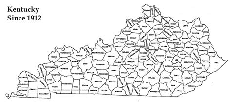 How and Why the Kentucky Counties Formed - Kentucky Genealogical Society