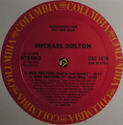 Michael Bolton - Soul Provider (1989, Vinyl) | Discogs