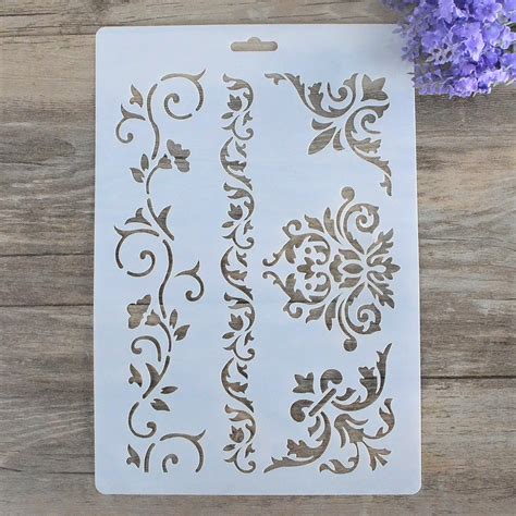 Aliexpress.com : Buy DIY Craft Vine Flower Layering Damask Stencils For DIY Scrapbooking ...