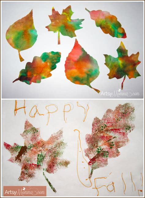 10+ Leaf Crafts Preschool - JohreneTadhg