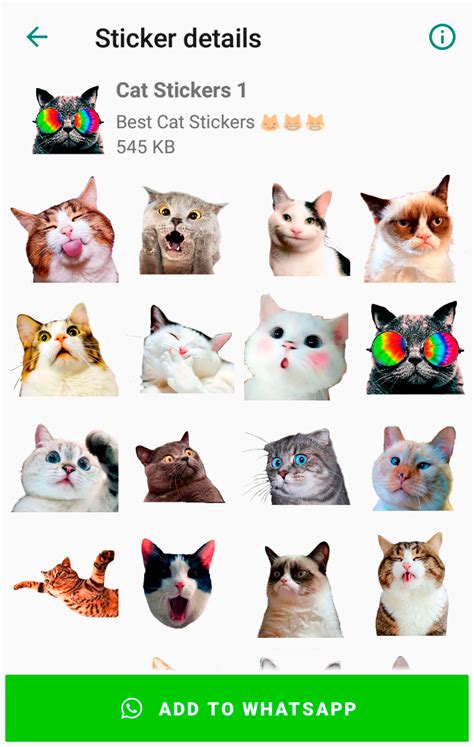 Cute Cat Stickers for WhatsApp for Android - Download