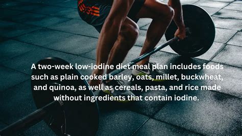 Two Week Low Iodine Diet Meal Plan: A Best Diet plan