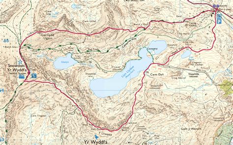 5 Best Mount Snowdon Walks, with route maps. Including Crib Goch ...