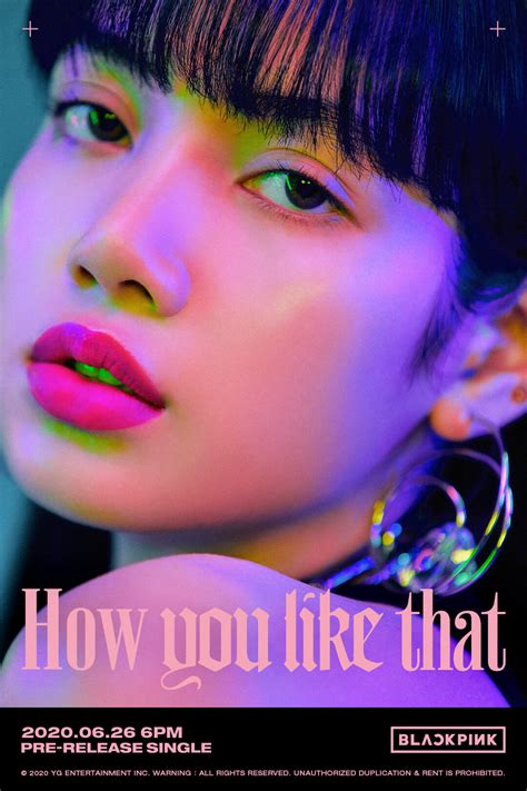 200620 BLACKPINK - 'How You Like That' (LISA Image Teaser) : r/BlackPink