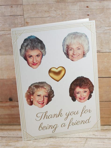 The Golden Girls Birthday Card Golden Girls gift The Golden | Etsy