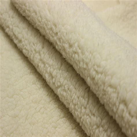 100% polyester sherpa fleece fabric