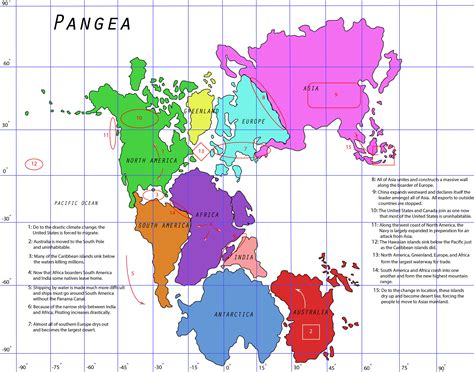 Pangea, Pangea map, Map