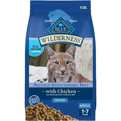 Blue Buffalo Wilderness Natural Adult Dry Cat Food Indoor Cats, High ...