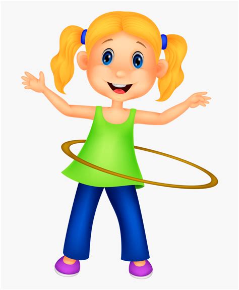 Hula Hoop Cartoon , Free Transparent Clipart - ClipartKey