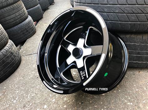 Pro Drag Wheels - 15" PT Drag Pro Black & Milled | Purnell Tyres