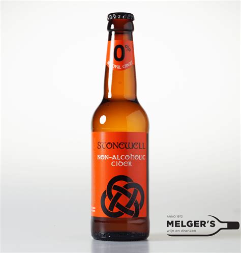 Stonewell - Non-Alcoholic Cider 0%33cl - Melgers Wijn en Dranken