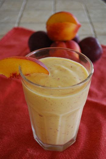 Fresh Nectarine Smoothie - Eating Made Easy