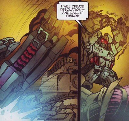 Heroic Decepticon: Megatron Origin quotes