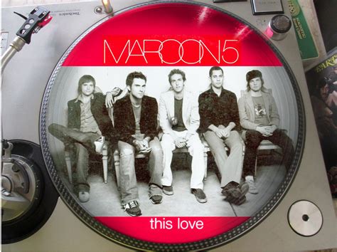 Maroon 5 This Love Mega Rare 12 Single Picture Disc | Etsy