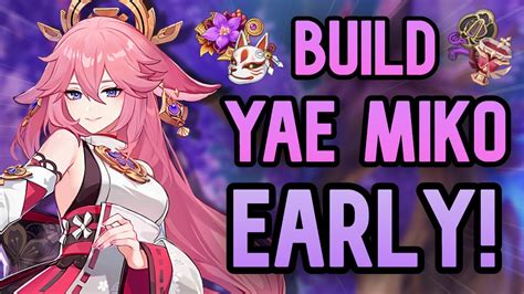 HOW TO BUILD YAE MIKO (Artifacts To Farm) | Genshin Impact Predications - YouTube