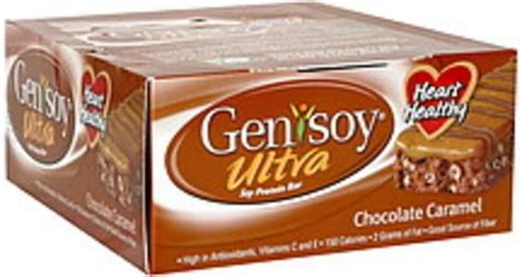 GeniSoy Strawberry Soy Protein Bars - 12 ea, Nutrition Information | Innit