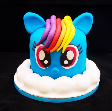 Rainbow Dash cake | My little pony birthday party, Pony birthday ...