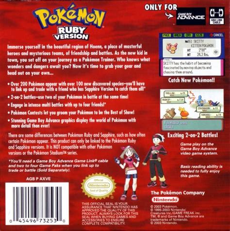 Pokemon Ruby + Bonus Fire Red Version GBA Games Download | Premium Game