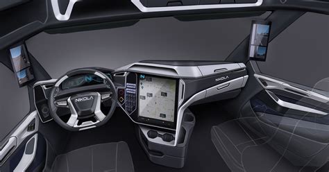 nikola-two-electric-semi-truck-interior - The Fast Lane Truck