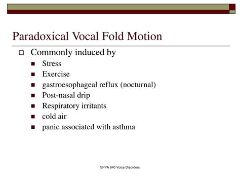 PPT - Paradoxical Vocal Fold Motion a.k.a…. PowerPoint Presentation, free download - ID:5203805