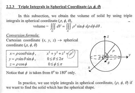 Triple integral in polar coordinate