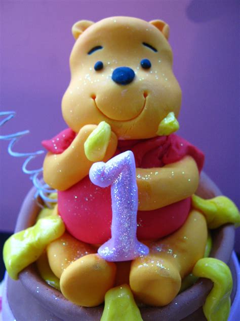 Winnnie The Pooh Hunny Pot Cake - CakeCentral.com