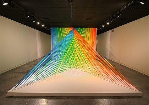 American artist Megan Geckler uses plastic ribbons to create mesmerizing site-specific ...