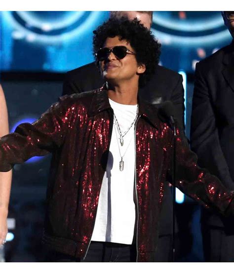 60th Annual Grammy Awards Bruno Mars Red Jacket - Jackets Creator