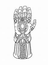 Infinity Gauntlet coloring Pages sketch template