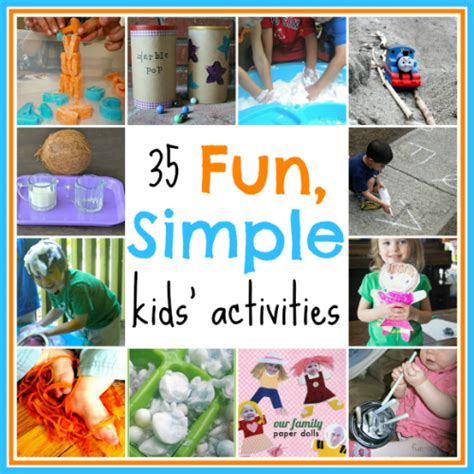 35 Fun, Simple Kids' Activities {Stress-Free Sunday #16} - Fun-A-Day!