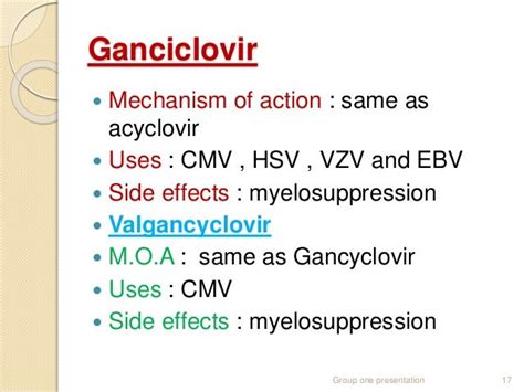 Anti viral drugs presentation