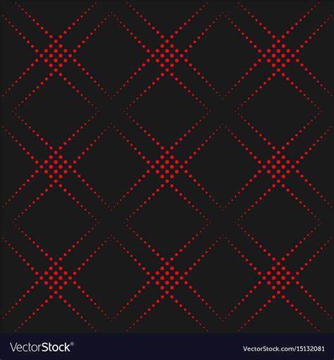 Dotted line geometric seamless pattern Royalty Free Vector