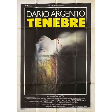 TENEBRAE Italian Movie Poster - 39x55 in. - 1982