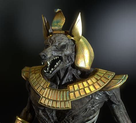 anubis 3d model