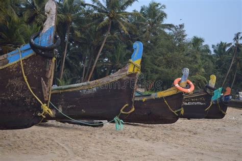 Traditional Indian Kerala Fishing Boats Stock Image - Image of fish, harbor: 220041519