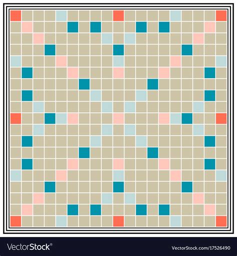 Board game erudition board biggest scrabble Vector Image