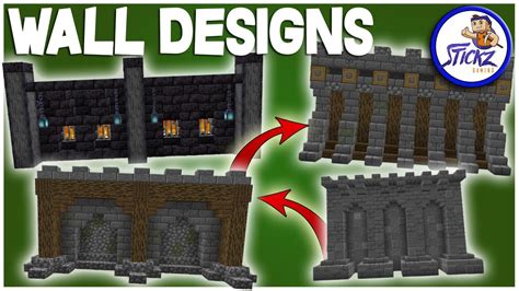 BETTER WALLS for your survival world!!! :: Minecraft Tutorial :: How To ...