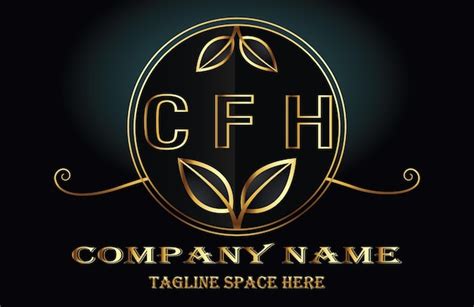 Premium Vector | Cfh letter logo