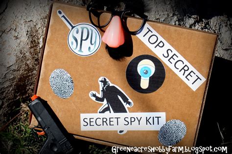 Greene Acres Hobby Farm: DIY Secret Agent Spy Kit Game