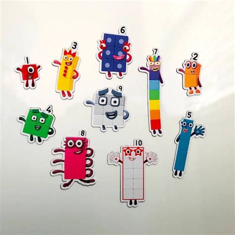 Numberblocks T-shirts magnets & face mask by handmadebyjoannah