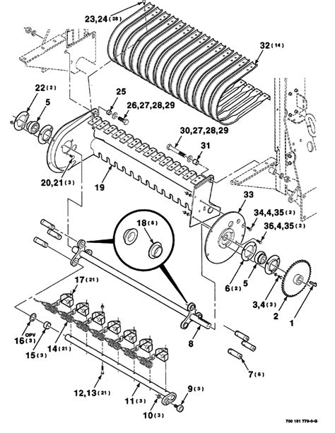 (8420) - CASE IH ROUND BALER (1/88-12/00) (03-14) - PICKUP ASSEMBLY Case Agriculture