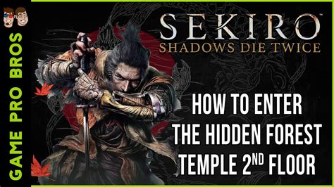 How to Sekiro - Hidden Forest Temple 2nd Floor - YouTube