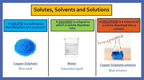 Solvent And Solute