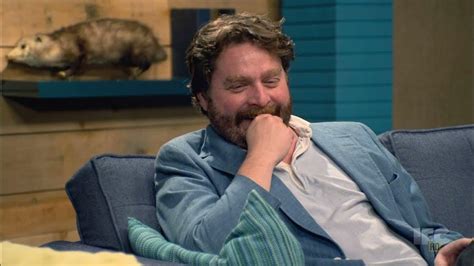 Comedy Bang Bang Zach Galifianakis Wears A Blue Jacket & Red Socks - YouTube