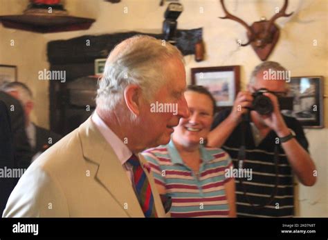 Prince Charles visits North Wales Stock Photo - Alamy