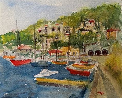 On the French Riviera | French riviera, Riviera, Painting