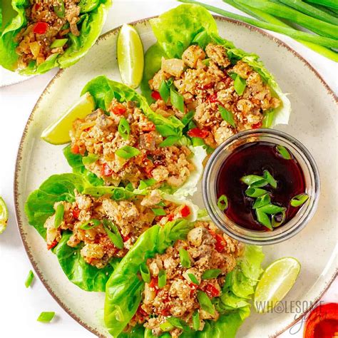 Chicken Lettuce Wraps (20 Minutes!) - Wholesome Yum